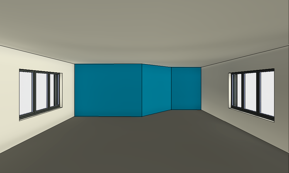 Intérieur brut Revit