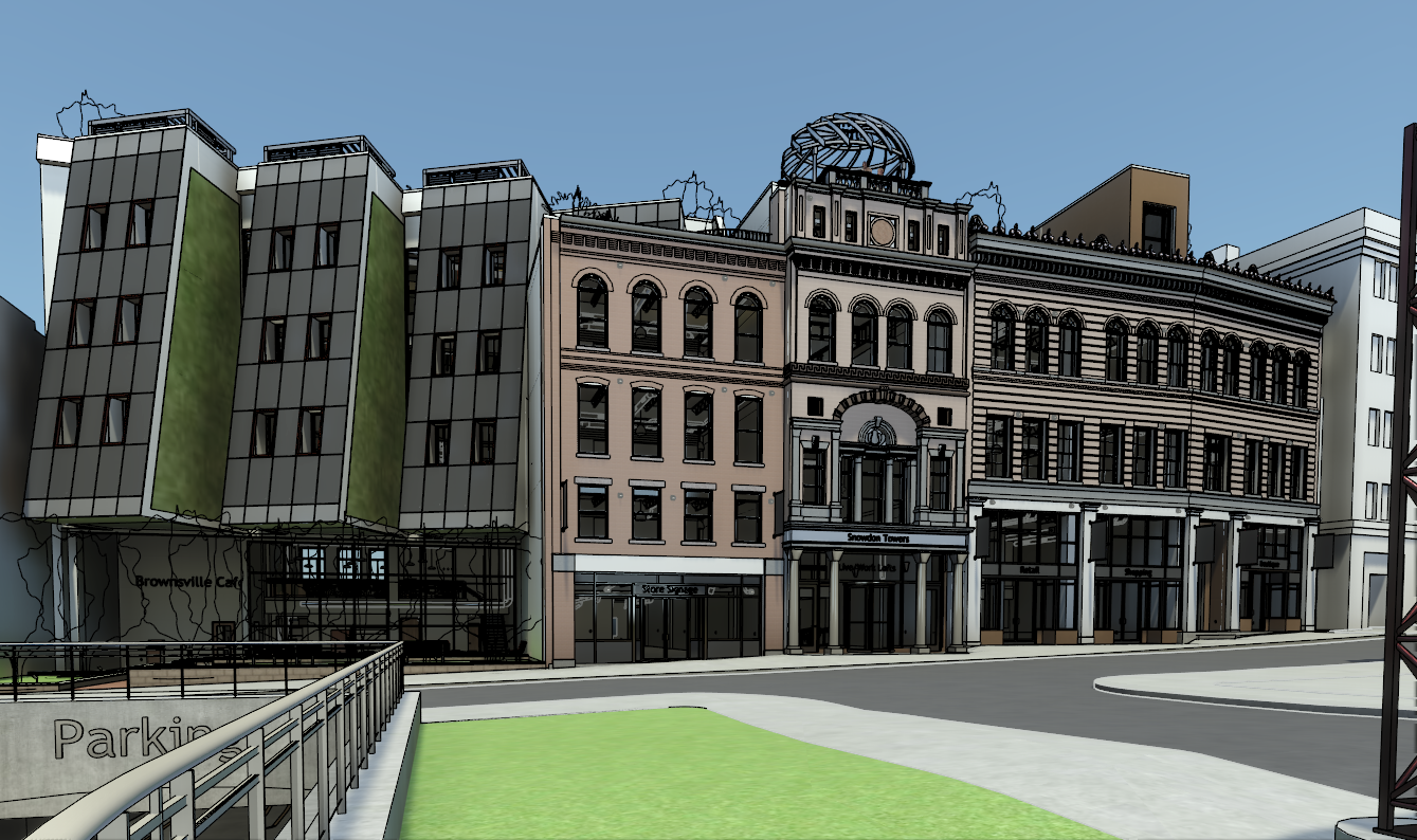 Immeuble brut Revit